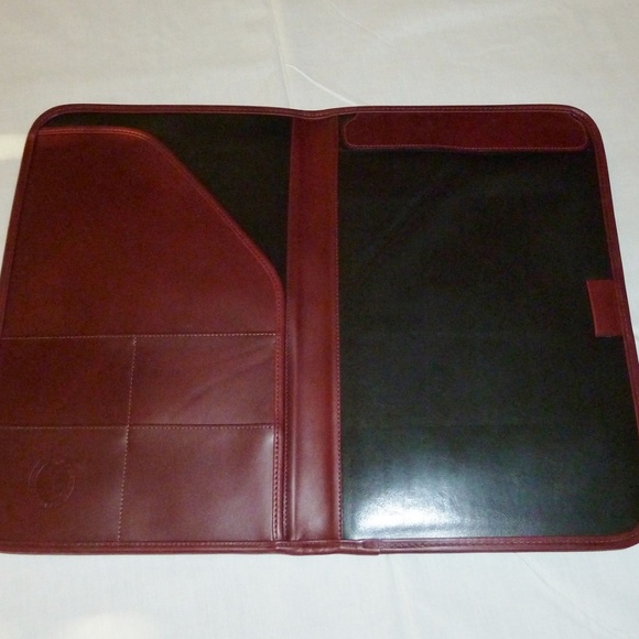 Levenger Folio Burgandy NWOB - Picture 3 of 4